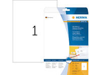 Etiket HERMA 4230 210x297mm A4 correctie wit 25 stuks