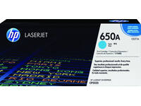 Tonercartridge HP CE271A 650A blauw