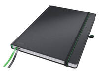 Notitieboek Leitz Complete 187x242mm lijn 160 pagina's 100gr zwart