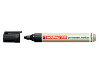 Viltstift edding 22 EcoLine schuin zwart 1-5mm