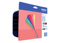 Inktcartridge Brother LC-223VALBP zwart + 3 kleuren