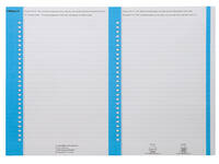 Ruiterstrook Elba Nr 8 138x6mm lateraal blauw 10 vel