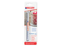 Paintmarker edding 751 op oliebasis 1-2mm zilver blister à 1 stuk