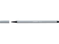 Viltstift STABILO Pen 68/95 medium middel koudgrijs