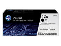 Tonercartridge HP Q2612AD 12A zwart 2x