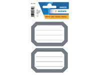 Etiket HERMA 5719 82x55mm schrift grijze rand 12 stuks