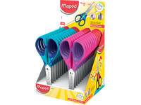 Schaar Maped Essentials Soft 13cm display á 24 stuks assorti