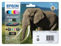 Inktcartridge Epson 24XL T2438  zwart + 5 kleuren