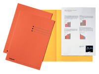 Vouwmap Esselte A4 manilla 180gr oranje