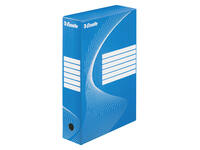 Archiefdoos Esselte Boxycolor 80mm 352x250mm blauw