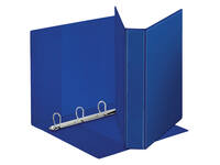 Presentatieringband Esselte panorama A4 4-rings D-mechaniek 20mm PP blauw