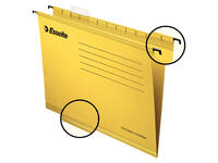 Hangmap Esselte Classic folio V-bodem  382x240mm geel