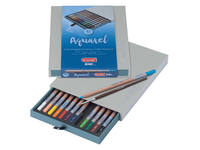 Kleurpotloden Bruynzeel Design met luxe bewaardoos aquarel ass 12st