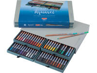Kleurpotloden Bruynzeel Design met luxe bewaardoos aquarel ass 48st