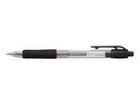 Gelschrijver Quantore gripdrukknop 0.7mm zwart