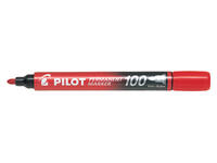 Viltstift PILOT 100 rond fijn rood
