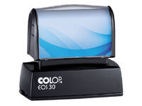 Tekststempel Colop EOS 30 flashtechnologie met stempelplaat