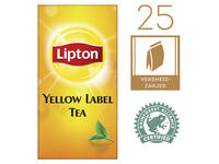 Thee Lipton yellow label 25x1.5gr
