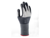 Handschoen Showa 381 grip nitril XL grijs