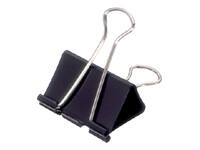 Papierklem MAUL 213 Foldback 40mm zwart 12 stuks