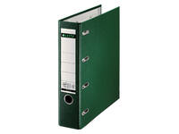 Giro-/bank ordner Leitz A4 met dubbele mechaniek 80mm PP groen