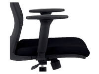 Armlegger Euroseats Evora verstelbaar zwart set van 2 stuks
