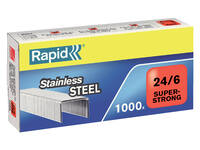 Nieten Rapid 24/6 RVS superstrong 1000 stuks