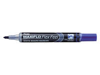 Whiteboardmarker Pentel MWL5SBF Maxiflo rond 1.5-4.5mm blauw
