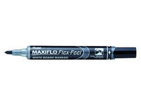 Whiteboardmarker Pentel MWL5SBF Maxiflo rond 1.5-4.5mm zwart