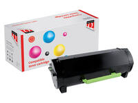 Tonercartridge Quantore alternatief tbv Lexmark 50F0HA0 zwart