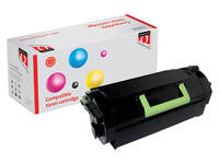 Tonercartridge Quantore alternatief tbv Lexmark 52D0HA0 zwart