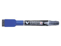Whiteboardmarker Pilot met wisser rond extra fijn blauw