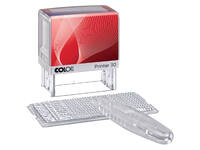 Tekststempel Colop Printer 30/1 letterset en pincet