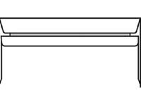Envelop bank IEZZY C5/6 114x229mm gegomd wit 500 stuks