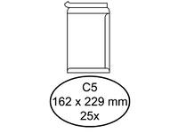 Envelop Quantore akte C5 162x229mm zelfklevend wit 25 stuks