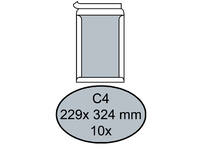 Envelop Quantore bordrug C4 229x324mm zelfklevend wit 10 stuks