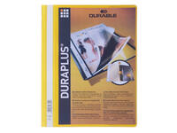 Snelhechtmap Durable Duraplus A4 geel