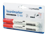 Whiteboardmarker Legamaster TZ 100 rond 1.5-3mm rood blister à 2 stuks