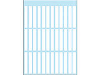 Etiket HERMA 3735 5x35mm wit 252 stuks
