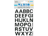 Etiket HERMA 4163 15mm letters A-Z zwart