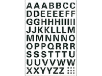 Etiket HERMA 4158 10mm letters A-Z zwart