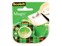 Plakband Scotch Magic 810 19mmx7.5m onzichtbaar + plakbandhouder