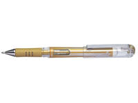 Gelschrijver Pentel K230M medium metallic goud