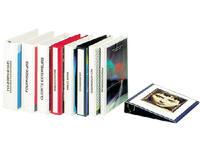 Presentatieringband Esselte Essentials A4 panorama 23-rings O-mechaniek 20mm zwart