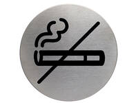 Infobord pictogram Durable 4911 niet roken rond 83mm