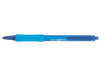 Balpen Bic soft feel grip clic medium blauw