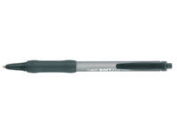 Balpen Bic soft feel grip clic medium zwart