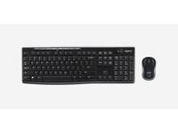 Toetsenbord- en muisset Logitech MK270 bedraad QWERTY zwart
