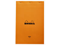 Schrijfblok Rhodia A4 lijn 80 vel 80gr geel