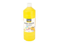 Plakkaatverf Creall basic geel 1000ml